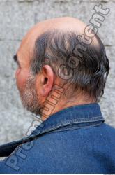 Head Hair Man Casual Slim Average Bald Street photo references